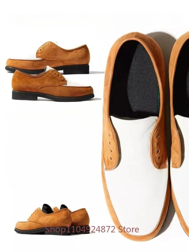 Outdoor Sport Dress - Luxury Designer Shoes Men Suede Round