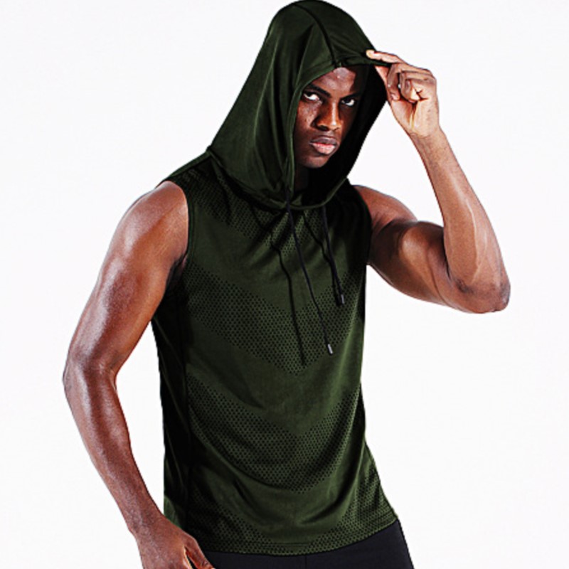 Outdoor Sport Hoodie - Men's Outdoor Running Fitness T-shirt Hoodies