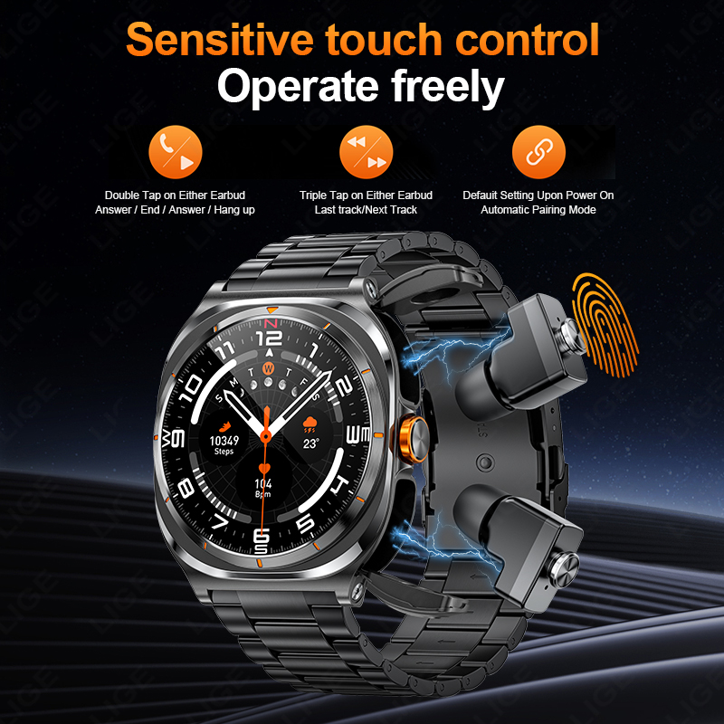 LIGE 2025 Watch Wireless Earph - Definition Of Outdoor Sport recension och pris