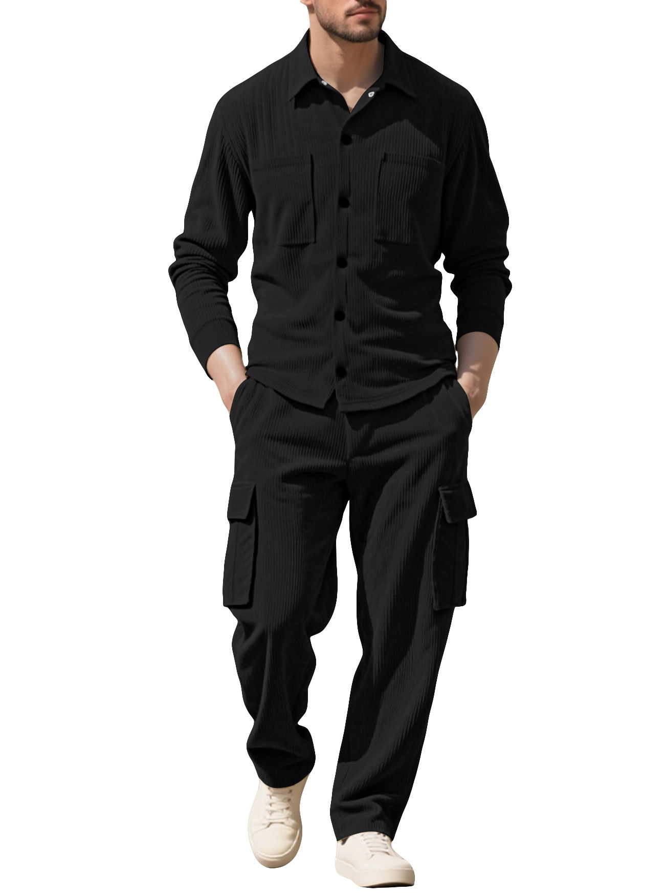 Men's Tracksuit Corduroy Workw - Outdoor Sportswear recension och pris