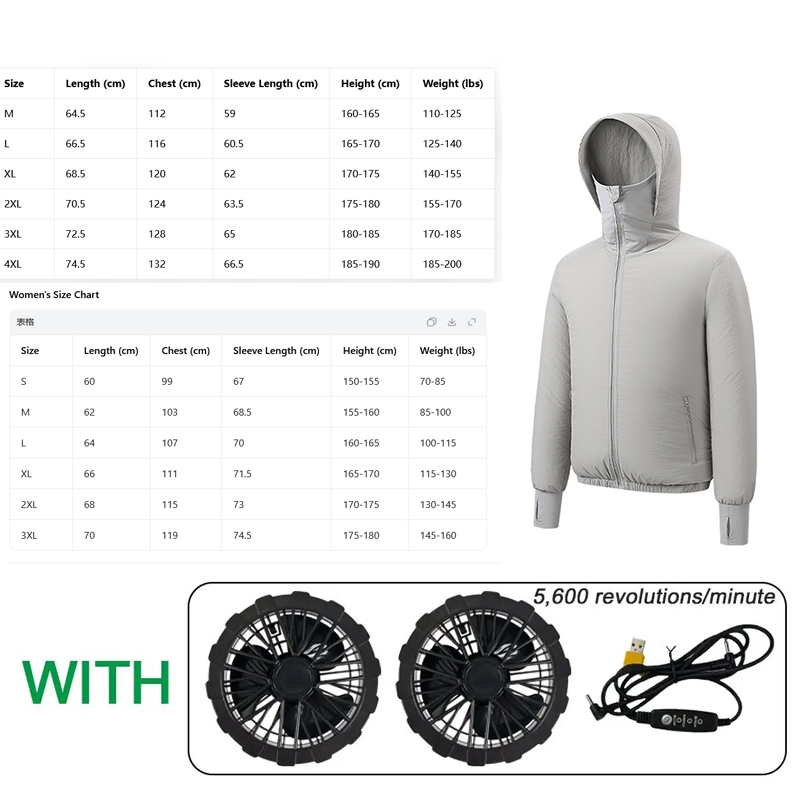 Summer Sport Fan Air Condition - Outdoor Sport Brand Jacket recension och pris