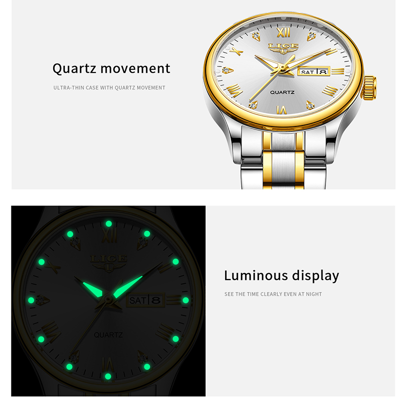LIGE New Ladies Dress Watch Fa - Outdoor Sport Dress recension och pris