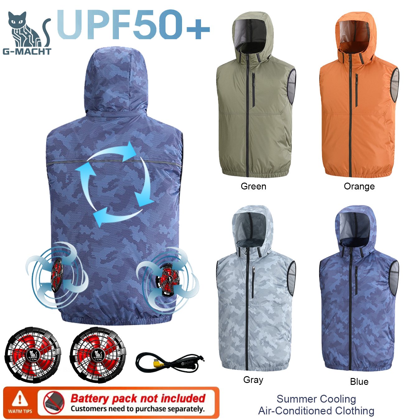 Summer Sport 12V/5V Fan Air Co - Outdoor Sport Brand Jacket recension och pris