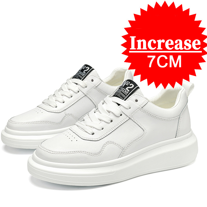 Luxury Leather Elevator Shoes  - Outdoor Sport With Sticks recension och pris